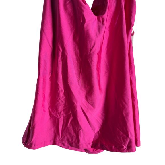 Trina Turk Monaco Ring Pink Two Piece Halter Tankini  Bottoms Swimsuit Set 10 - Picture 10 of 14